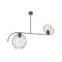 Lampa podsufitowa 2x15 W czarna 13852 Emibig Echo zdj.1