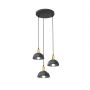 Lampa wisząca 3x15 W czarna-złota 13863PREM Emibig Moto zdj.1