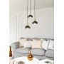 Lampa wisząca 3x15 W czarna-złota 13863PREM Emibig Moto zdj.5