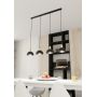 Lampa wisząca 4x15 W czarna-złota 13864 Emibig Moto zdj.3