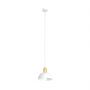 Lampa wisząca 1x15 W biała-złota 13871 Emibig Moto zdj.1