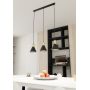Lampa wisząca 3x10 W czarna-złota 13883 Emibig Rosa zdj.3