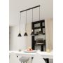 Lampa wisząca 4x10 W czarna-złota 13884 Emibig Rosa zdj.3