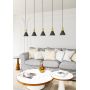 Lampa wisząca 5x10 W czarna-złota 13885 Emibig Rosa zdj.5