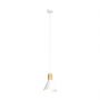 Lampa wisząca 1x10 W biała 13891 Emibig Rosa zdj.1