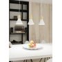 Lampa wisząca 3x10 W biała 13893 Emibig Rosa zdj.4