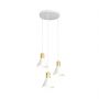 Lampa wisząca 3x10 W biała 13893PREM Emibig Rosa zdj.1
