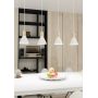 Lampa wisząca 4x10 W biała-złota 13894 Emibig Rosa zdj.4