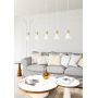 Lampa wisząca 5x10 W biała-złota 13895 Emibig Rosa zdj.5