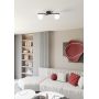 Lampa podsufitowa 2x10 W biała-czarna 13902 Emibig Opus zdj.4