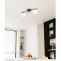 Lampa podsufitowa 2x10 W biała-czarna 13902 Emibig Opus zdj.7