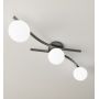 Lampa podsufitowa 3x10 W biała-czarna 13903 Emibig Opus zdj.6
