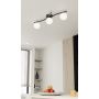 Lampa podsufitowa 3x10 W biała-czarna 13903 Emibig Opus zdj.7