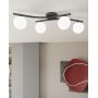 Lampa podsufitowa 4x10 W biała-czarna 13904 Emibig Opus zdj.5