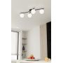 Lampa podsufitowa 4x10 W biała-czarna 13904 Emibig Opus zdj.7