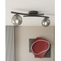 Lampa podsufitowa 2x10 W biała-grafitowa 13912 Emibig Opus zdj.4