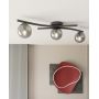 Lampa podsufitowa 3x10 W czarna-grafitowa 13913 Emibig Opus zdj.5