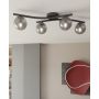 Lampa podsufitowa 4x10 W czarna-grafitowa 13914 Emibig Opus zdj.5