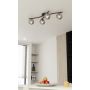 Lampa podsufitowa 4x10 W czarna-grafitowa 13914 Emibig Opus zdj.7