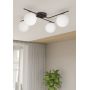Lampa podsufitowa 4x10 W biała-czarna 13954 Emibig Vespa zdj.2