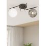 Lampa podsufitowa 2x10 W biała-czarna-grafitowa 13972 Emibig Vespa zdj.2