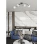 Lampa podsufitowa 4x10 W biała-czarna 13984 Emibig Vibra zdj.5