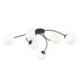 Lampa podsufitowa 6x10 W biała-czarna 13986 Emibig Vibra zdj.1