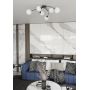 Lampa podsufitowa 6x10 W biała-czarna 13986 Emibig Vibra zdj.3