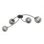 Lampa podsufitowa 4x10 W czarna-grafitowa 13994 Emibig Vibra zdj.3