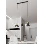 Lampa wisząca 3x10 W czarna-złota 14023 Emibig Fox zdj.5