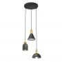 Lampa wisząca 3x15 W czarna 14023PREM Emibig Fox zdj.1