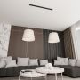 Lampa wisząca 2x15 W czarna-beżowa 14042 Emibig Epoca zdj.3