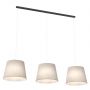 Lampa wisząca 3x15 W czarna-beżowa 14043 Emibig Epoca zdj.1