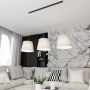 Lampa wisząca 3x15 W czarna-beżowa 14043 Emibig Epoca zdj.5