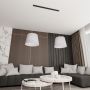 Lampa wisząca 2x10 W czarna-szary/popielaty 14052 Emibig Epoca zdj.3