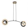 Lampa wisząca 2x15 W czarna 14092 Emibig Skiva zdj.1