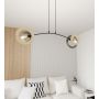 Lampa wisząca 2x15 W czarna 14092 Emibig Skiva zdj.5