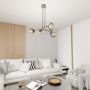 Lampa wisząca 4x15 W czarna 14094 Emibig Skiva zdj.6