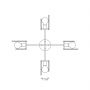 Lampa wisząca 4x15 W czarna 14094 Emibig Skiva zdj.3