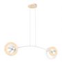 Lampa wisząca 2x15 W biała 14102 Emibig Skiva zdj.1