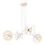 Lampa wisząca 4x15 W biała 14104 Emibig Skiva zdj.1