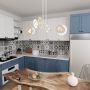 Lampa wisząca 4x15 W biała 14104 Emibig Skiva zdj.4