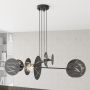 Lampa wisząca 4x15 W czarna 14114 Emibig Xotic zdj.5