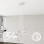 Lampa wisząca 4x15 W biała 14144 Emibig Euforia zdj.5