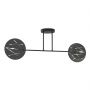 Lampa podsufitowa 2x15 W czarna 14152 Emibig Frick zdj.1