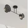 Lampa podsufitowa 2x15 W czarna 14152 Emibig Frick zdj.3