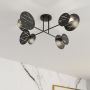 Lampa podsufitowa 4x15 W czarna 14154 Emibig Frick zdj.3