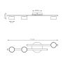 Lampa wisząca 3x12 W biała 14182 Emibig Fragment zdj.2