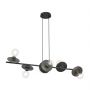 Lampa wisząca 6x15 W czarna 14266 Emibig Token zdj.1