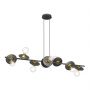 Lampa wisząca x15 W czarna-złota 14278 Emibig Token zdj.1